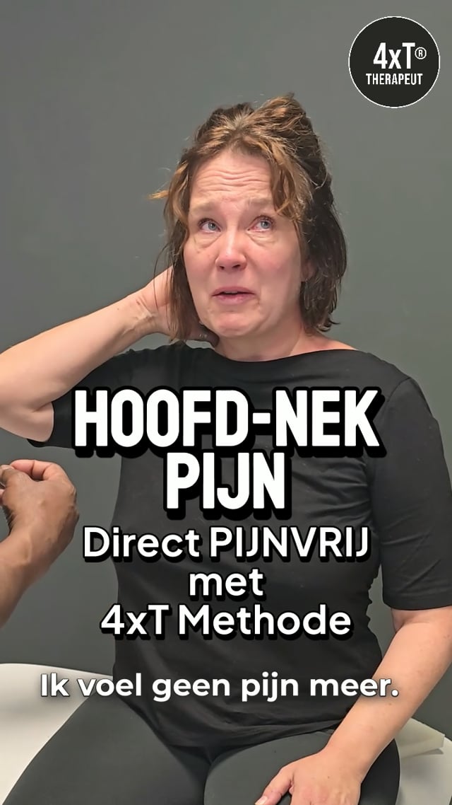 Video Thumbnail: Pijnvrij met 4xT®: Hoofdpijn, nekpijn en rugpijn zijn verdwenen!