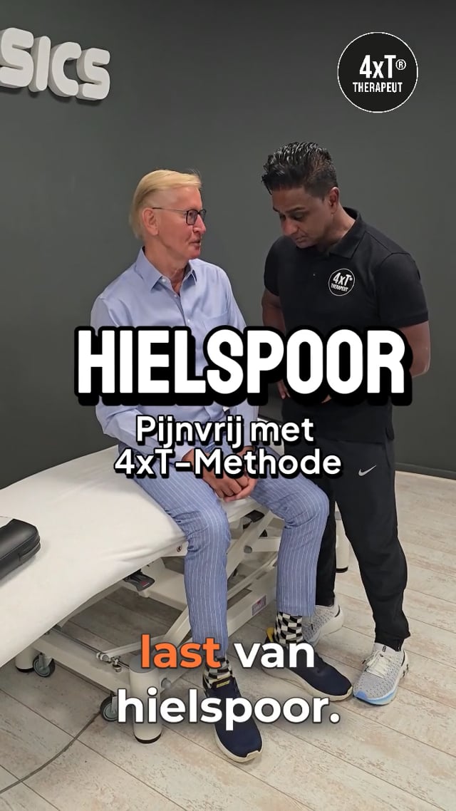 Video Thumbnail: Pijnvrij met 4xT®: Hielspoor bij Jan vd Bosch